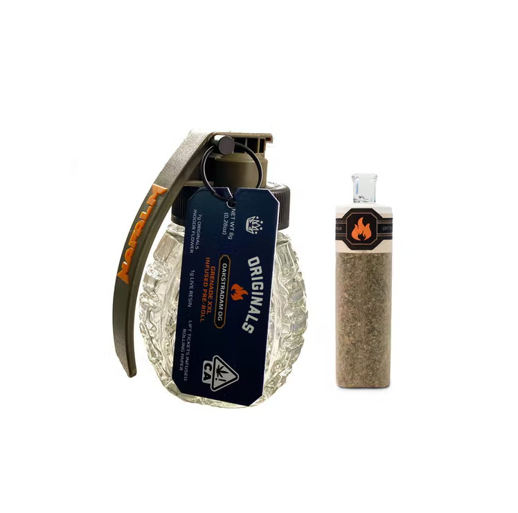 NAPALM OAKSTRADAM grenade OG 8g PreRoll Njweedman’s Joint